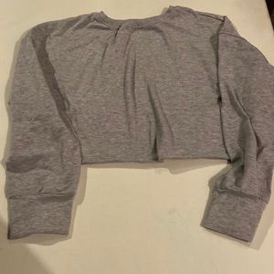 shein grey too small- crop top